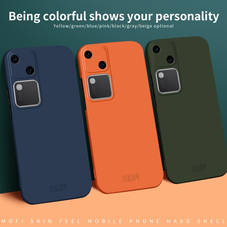 For vivo S18 MOFI Qin Series Skin Feel All-inclusive PC Phone Case(Blue)