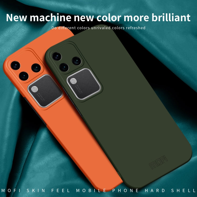 For vivo S18 Pro MOFI Qin Series Skin Feel All-inclusive PC Phone Case(Blue)