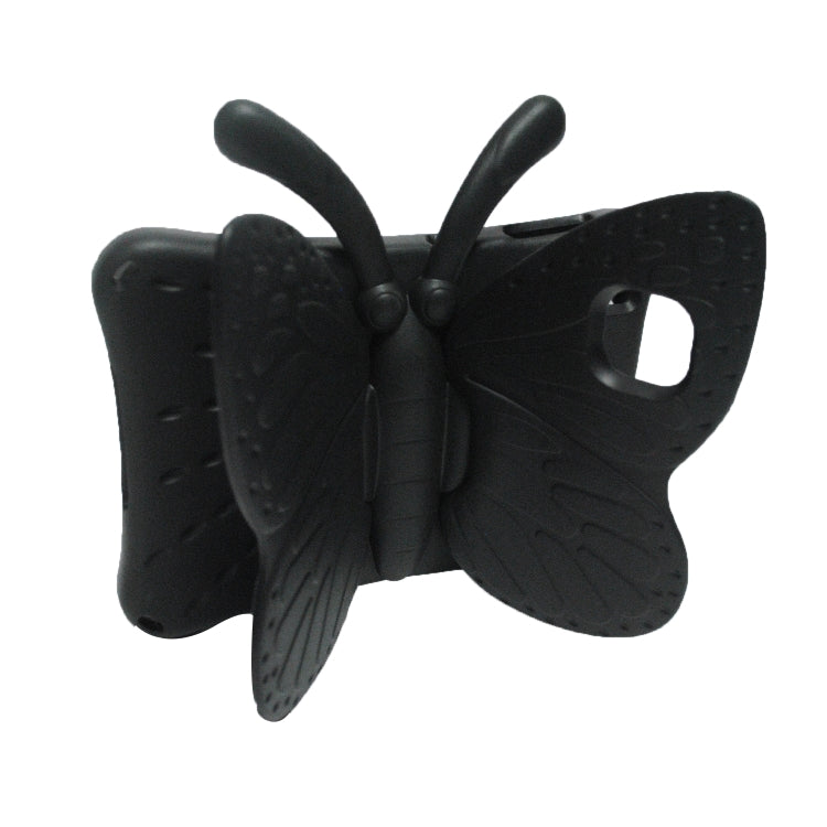 For Honor Pad X8 / X6 /7 Butterfly Bracket Kids EVA Shockproof Tablet Case(Black)
