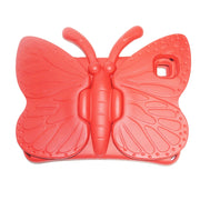 For Honor Pad X8 / X6 /7 Butterfly Bracket Kids EVA Shockproof Tablet Case(Red)