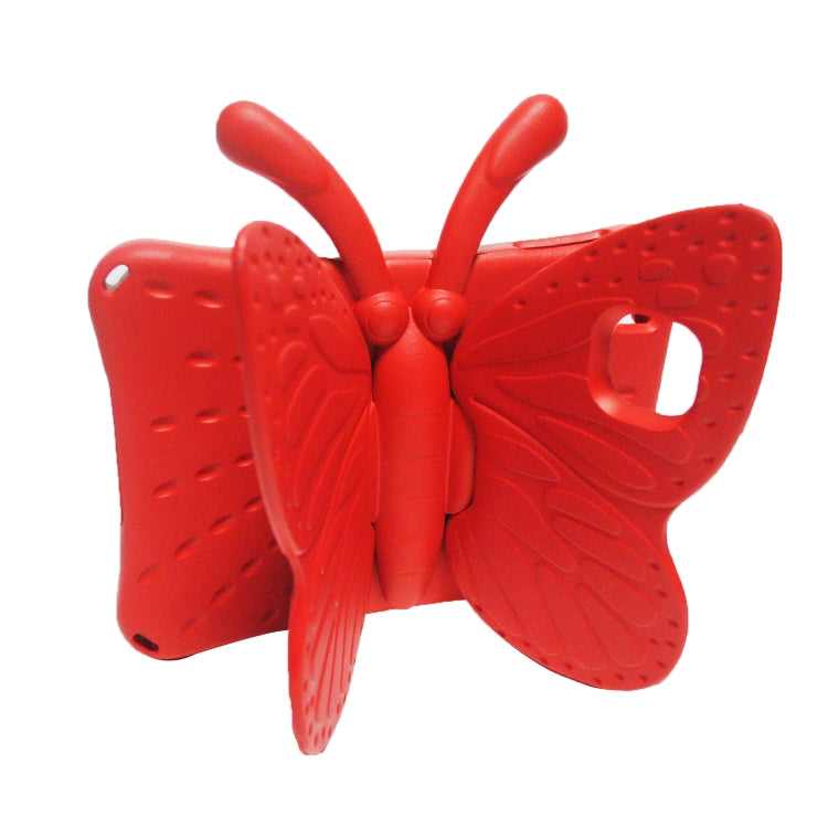 For Honor Pad X8 / X6 /7 Butterfly Bracket Kids EVA Shockproof Tablet Case(Red)