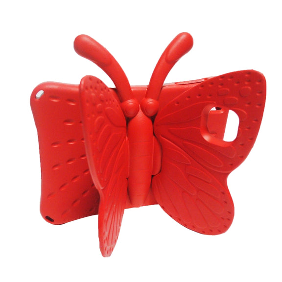 For Honor Pad X8 / X6 /7 Butterfly Bracket Kids EVA Shockproof Tablet Case(Red)