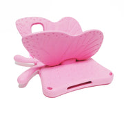 For Honor Pad X8 / X6 /7 Butterfly Bracket Kids EVA Shockproof Tablet Case(Pink)