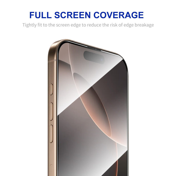 For iPhone 16 Pro ENKAY Easy Install High Alumina Silicon Full Glass Film