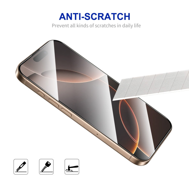 For iPhone 16 Pro ENKAY Easy Install High Alumina Silicon Full Glass Film