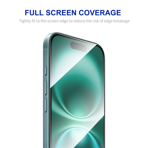 For iPhone 16 Plus ENKAY Easy Install High Alumina Silicon Full Glass Film