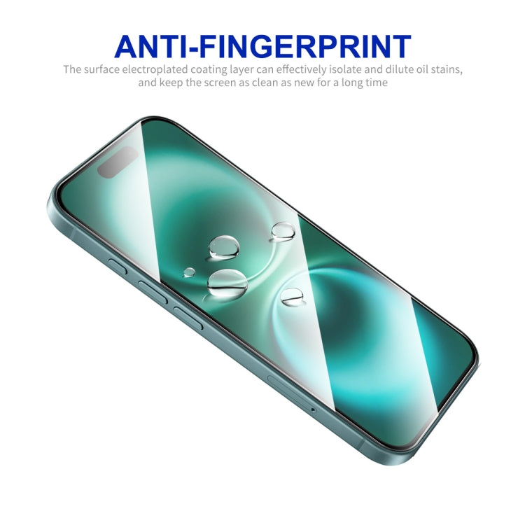 For iPhone 16 Plus ENKAY Easy Install High Alumina Silicon Full Glass Film