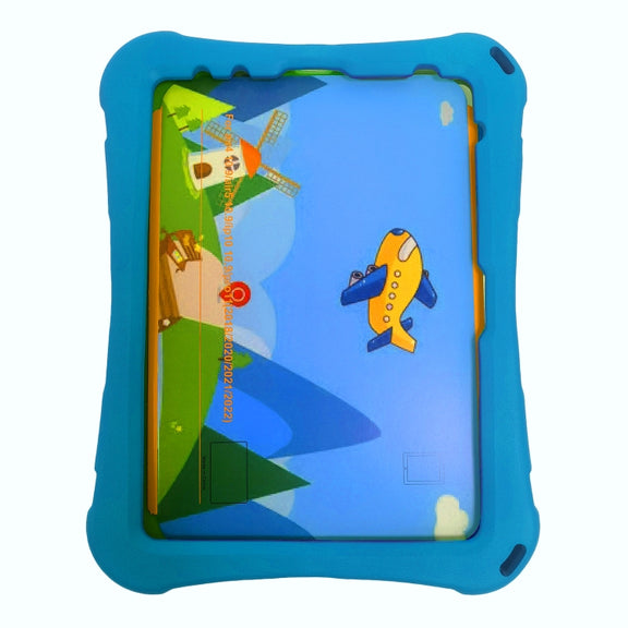 For iPad Air 11 2024 360 Rotation Aircraft Holder EVA Shockproof Tablet Case(Blue)