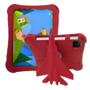 For iPad Air 11 2025 / 2024 360 Rotation Aircraft Holder EVA Shockproof Tablet Case(Red)
