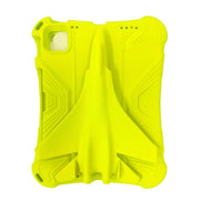 For iPad Air 11 2024 360 Rotation Aircraft Holder EVA Shockproof Tablet Case(Yellow)
