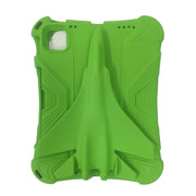 For iPad Air 11 2024 360 Rotation Aircraft Holder EVA Shockproof Tablet Case(Green)