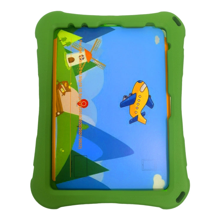 For iPad Air 11 2024 360 Rotation Aircraft Holder EVA Shockproof Tablet Case(Green)