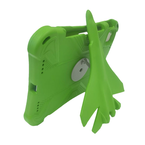 For iPad Air 11 2024 360 Rotation Aircraft Holder EVA Shockproof Tablet Case(Green)