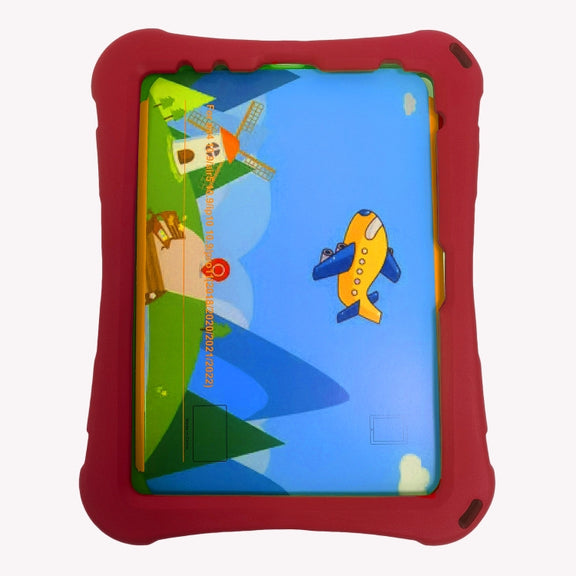 For iPad Pro 11 2024 360 Rotation Aircraft Holder EVA Shockproof Tablet Case(Red)