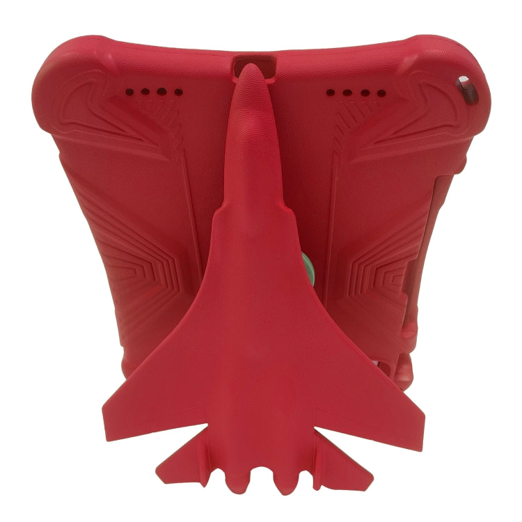 For iPad Pro 11 2024 360 Rotation Aircraft Holder EVA Shockproof Tablet Case(Red)