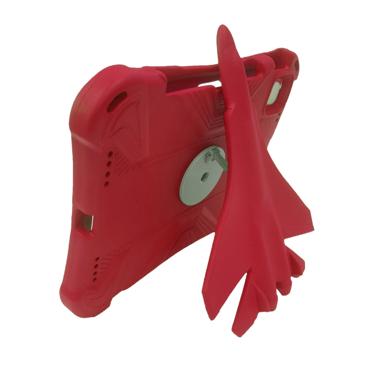 For iPad Pro 11 2024 360 Rotation Aircraft Holder EVA Shockproof Tablet Case(Red)