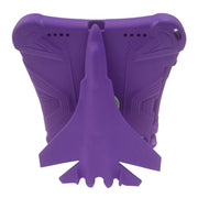 For iPad Pro 11 2024 360 Rotation Aircraft Holder EVA Shockproof Tablet Case(Purple)