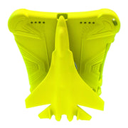For iPad Pro 11 2024 360 Rotation Aircraft Holder EVA Shockproof Tablet Case(Yellow)