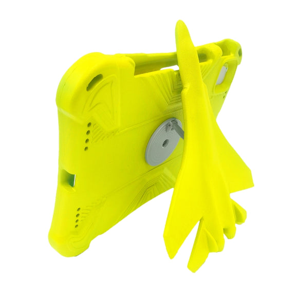 For iPad Pro 11 2024 360 Rotation Aircraft Holder EVA Shockproof Tablet Case(Yellow)