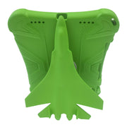For iPad Pro 11 2024 360 Rotation Aircraft Holder EVA Shockproof Tablet Case(Green)