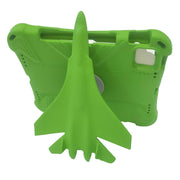 For iPad Pro 11 2024 360 Rotation Aircraft Holder EVA Shockproof Tablet Case(Green)