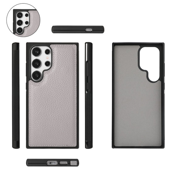For Samsung Galaxy S24+ 5G Crossbody Multi-functional Zipper Wallet Litchi Leather Phone Case(Grey)
