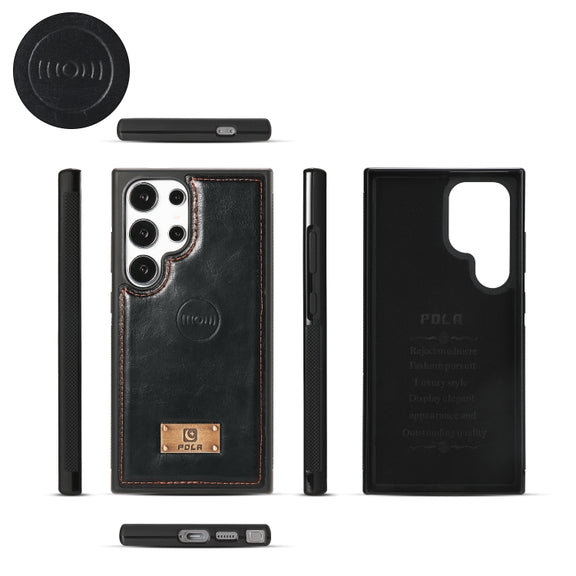 For Samsung Galaxy S24+ 5G Multi-functional Zipper Wallet Leather Phone Case(Black)