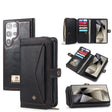 For Samsung Galaxy S24 5G Multi-functional Zipper Wallet Leather Phone Case(Black) - free shipping - PMC Jewellery - Order now!