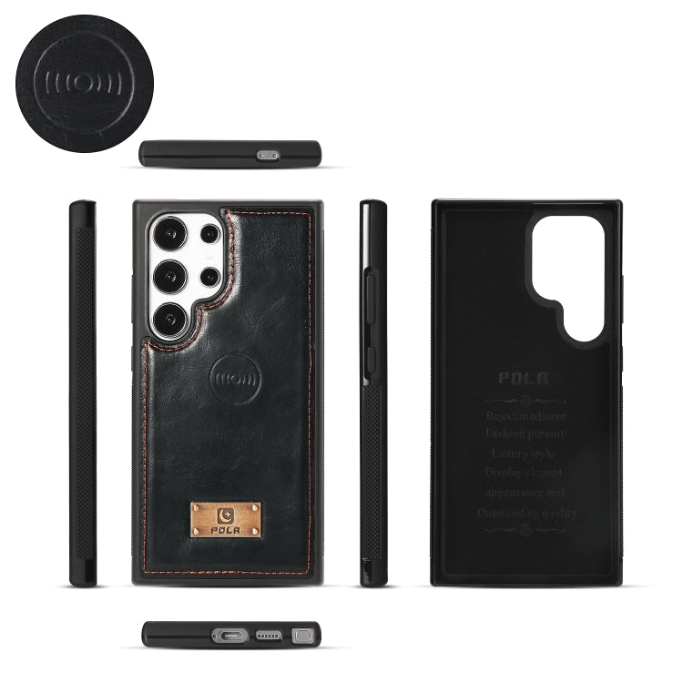 For Samsung Galaxy S24 5G Multi-functional Zipper Wallet Leather Phone Case(Black)