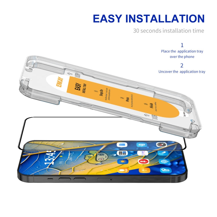 For Redmi Note 13 Pro 4G / 5G ENKAY Easy Install High Alumina Silicon Full Glass Film