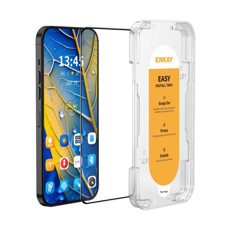 For Xiaomi 14 ENKAY Easy Install High Alumina Silicon Full Glass Film