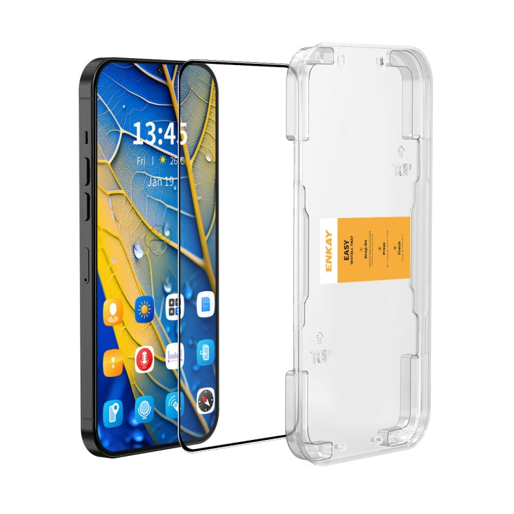 For Google Pixel 9 Pro ENKAY Easy Install High Alumina Silicon Full Glass Film