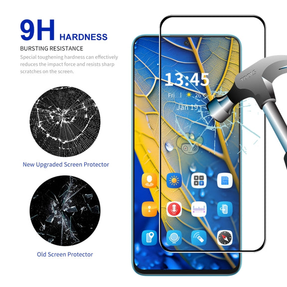 For Google Pixel 9 Pro ENKAY Easy Install High Alumina Silicon Full Glass Film