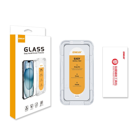 For Google Pixel 9 Pro ENKAY Easy Install High Alumina Silicon Full Glass Film