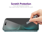 For iPhone 16 Plus ENKAY Easy Install Anti-peeping Privacy Full Screen Tempered Glass Film