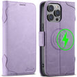 For iPhone 13 Pro Max SUTENI J07 Multifunctional Horizontal Flip Magsafe Leather Phone Case(Purple) - iPhone 13 Pro Max Cases by Suteni | Online Shopping South Africa | PMC TechLife | Buy Now Pay Later Mobicred