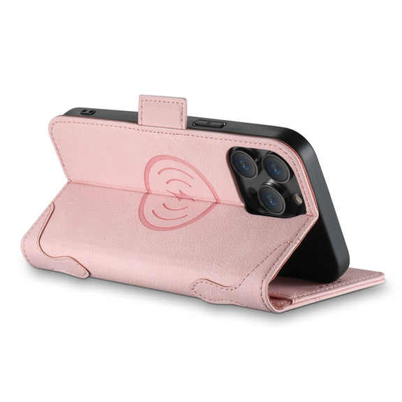 For iPhone 14 SUTENI J07 Multifunctional Horizontal Flip Magsafe Leather Phone Case(Pink)