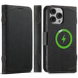 For iPhone 16 Pro Max SUTENI J07 Multifunctional Horizontal Flip Magsafe Leather Phone Case(Black) - iPhone 16 Pro Max Cases by Suteni | Online Shopping South Africa | PMC TechLife | Buy Now Pay Later Mobicred