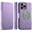 For iPhone 16 Pro Max SUTENI J07 Multifunctional Horizontal Flip Magsafe Leather Phone Case(Purple) - iPhone 16 Pro Max Cases by Suteni | Online Shopping South Africa | PMC TechLife | Buy Now Pay Later Mobicred