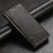 For Samsung Galaxy S24 5G Suteni Baroque Calf Texture Buckle Wallet Leather Phone Case(Black)