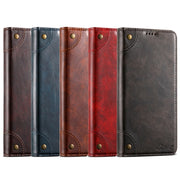 For Samsug Galaxy S24 Ultra 5G Suteni Baroque Calf Texture Buckle Wallet Leather Phone Case(Khaki)