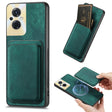 For OPPO Reno8 Z Retro Leather Card Bag Magnetic Phone Case(Green) - OPPO Cases by PMC TechLife | Online Shopping South Africa | PMC TechLife | Buy Now Pay Later Mobicred
