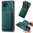 For OPPO A16K Retro Leather Card Bag Magnetic Phone Case(Green) - free shipping - PMC TechLife - Order now!