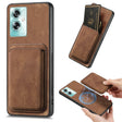 For OPPO A79 5G Retro Leather Card Bag Magnetic Phone Case(Brown) - OPPO Cases by PMC TechLife | Online Shopping South Africa | PMC TechLife | Buy Now Pay Later Mobicred