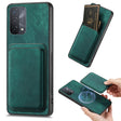 For OPPO A93 5G/A74 5G/A54 5G Retro Leather Card Bag Magnetic Phone Case(Green) - OPPO Cases by PMC TechLife | Online Shopping South Africa | PMC TechLife | Buy Now Pay Later Mobicred