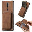 For OPPO A9 2020 / A5 2020 Retro Leather Card Bag Magnetic Phone Case(Brown) - free shipping - PMC TechLife - Order now!
