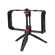 JMARY MT-33 Phone Stand Tripod ABS Video Recording Vlog Mobile Phone Rig Cage - free shipping - PMC TechLife - Order now!