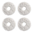 JUNSUNMAY 4pcs Washable Mop Pads Replacement for ECOVACS DEEBOT X1 Turbo / X2 Omni / T20 Pro(White) - free shipping - PMC TechLife - Order now!