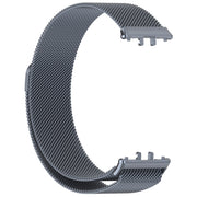 For Samsung Galaxy Fit 3 Milanese Metal Steel Mesh Watch Band(Gray)