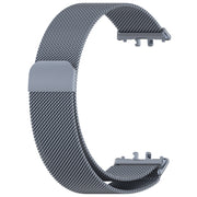 For Samsung Galaxy Fit 3 Milanese Metal Steel Mesh Watch Band(Gray)